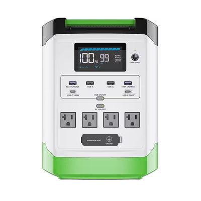 3600W Running/7200W Peak Push Button Start Lithium Solar Generator Platinum