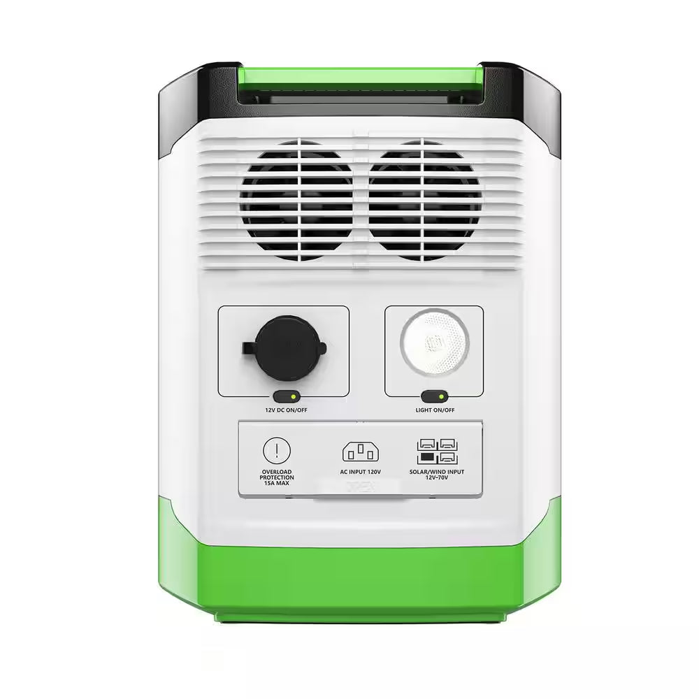 3600W Running/7200W Peakl Push Button Start Lithium Solar Generator Platinum